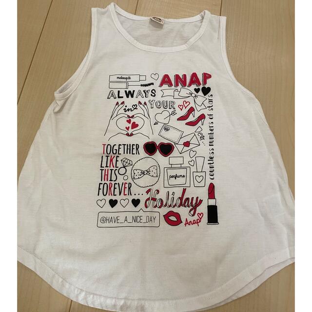 ANAP Kids(アナップキッズ)のANAP KIDS タンクトップ　130㎝ キッズ/ベビー/マタニティのキッズ服女の子用(90cm~)(Tシャツ/カットソー)の商品写真