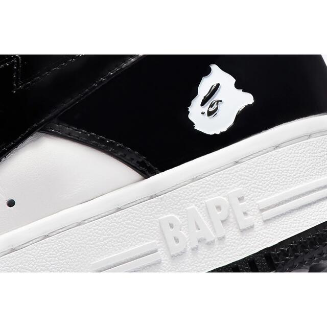 A BATHING APE(アベイシングエイプ)のBAPE STA カレッジカラー　黒us9 メンズの靴/シューズ(スニーカー)の商品写真