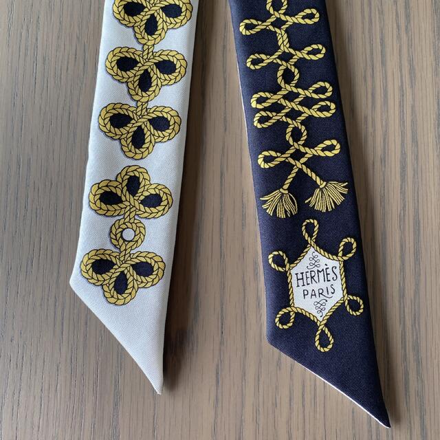 美品 エルメス ツイリー シルクスカーフ ブランデンブルク 美品 エルメス ツイリー シルクスカーフ ブランデンブルク