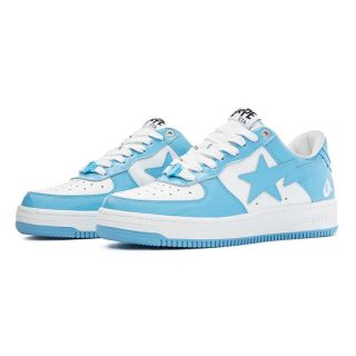 アベイシングエイプ(A BATHING APE)のBAPE STA カレッジカラー blue us9(スニーカー)