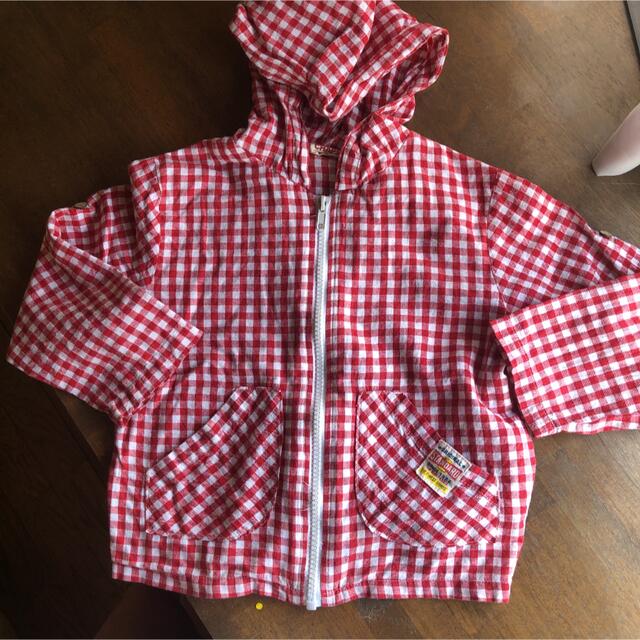 キッズシャツジャケット キッズ/ベビー/マタニティのキッズ服男の子用(90cm~)(ジャケット/上着)の商品写真