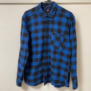 クイックシルバー(QUIKSILVER)のクイックシルバー　メンズ　チェック柄シャツ　Mサイズ(シャツ)