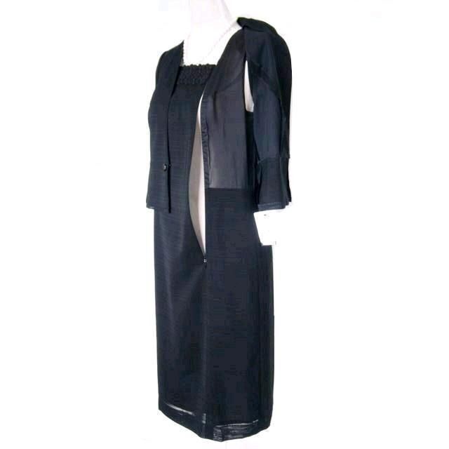 新品】ソワール9~11号☆絽からみ織☆夏用ブラックフォーマル☆前