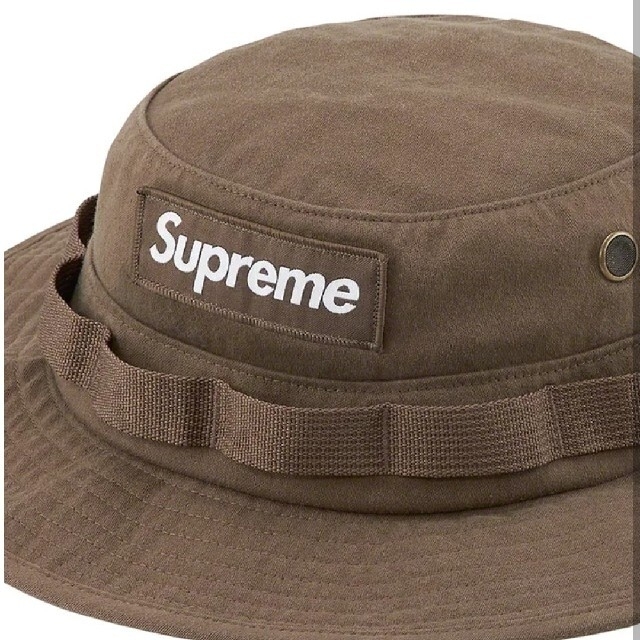 人気満点 Supreme Military Boonie Brown S M