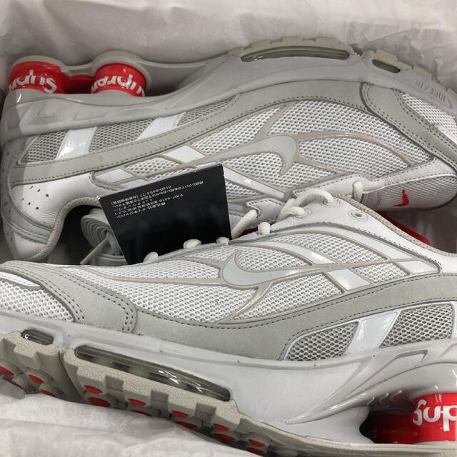 Supreme × Nike Shox Ride 2  White 27.0cm