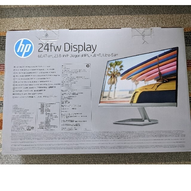 IPSパネル】HP 24fw (1920 x 1080) 23.8インチ 当店の記念日 60.0%OFF ...