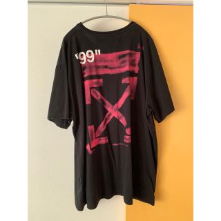 オフホワイト(OFF-WHITE)のOFF-WHITE STENCILストライプオーバーサイズTシャツ (Tシャツ/カットソー(半袖/袖なし))