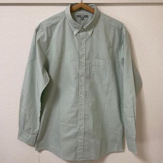 ユニクロ(UNIQLO)のユニクロ　UNIQLO シャツ　メンズ　XLサイズ　グリーン　緑(シャツ)