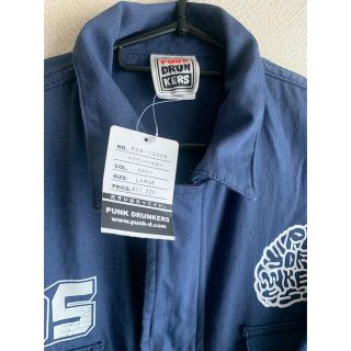スノーブルー パンクドランカーズ ツナギ オールインワン ブラック