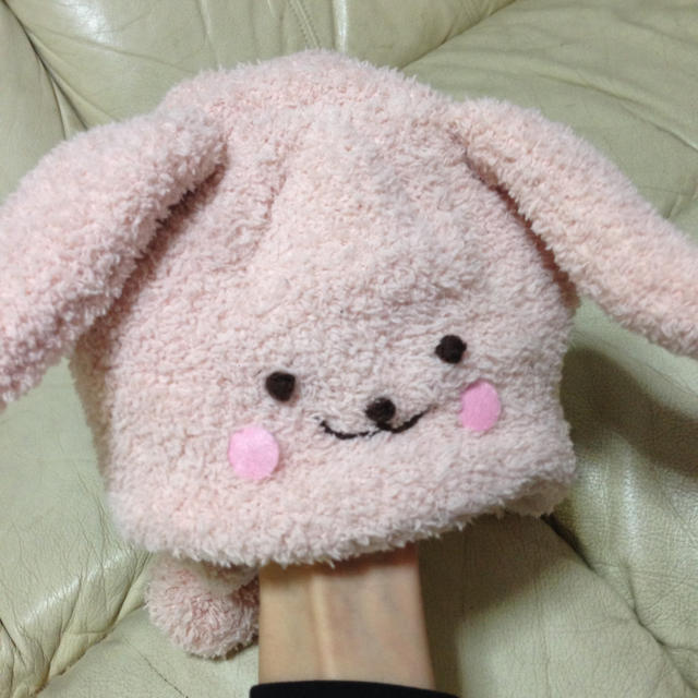 うさぎ☆帽子 キッズ/ベビー/マタニティのこども用ファッション小物(その他)の商品写真