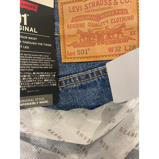 【W32 L28】LEVI’S(R) / 501 BEAMS Exclisive メンズのパンツ(デニム/ジーンズ)の商品写真