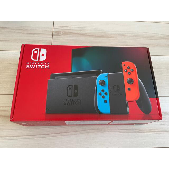 【新品未使用】Nintendo switch 本体 ネオンブルーレッド家庭用ゲーム機本体