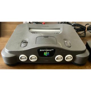 ニンテンドウ64(NINTENDO 64)のNintendo64 (ニンテンドー64)本体、コントローラー、ソフト1点(家庭用ゲーム機本体)