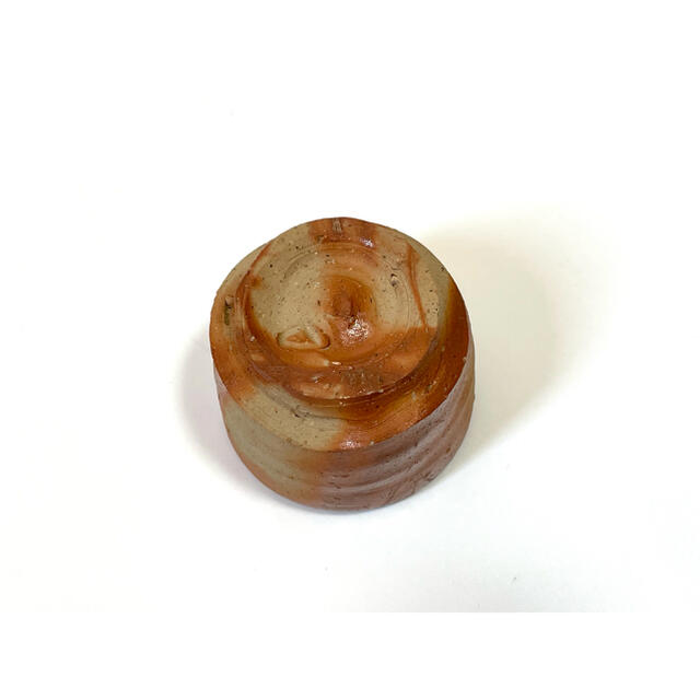 作家物 陶芸家 金重素山 備前 緋襷 盃 ぐい呑 酒器 円山窯の通販 by