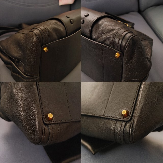 美品】クロエ アリス 2way ショルダーバッグ ハンドバッグ 黒 保存袋