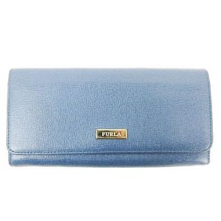 フルラ(Furla)のフルラ FURLA 長財布 ウォレット フラップ L字ファスナー レザー ブルー(財布)