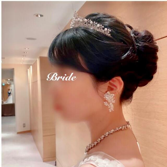 【Bride me】ブライダル　ピアス レディースのアクセサリー(ピアス)の商品写真