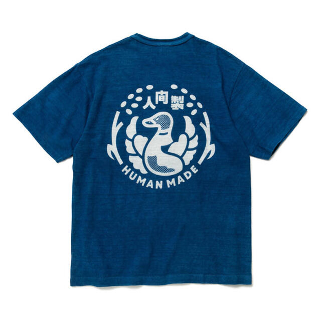 Human made INDIGO Pocket T-SHIRT L