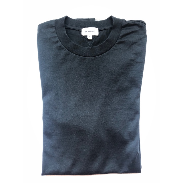 適当な価格 ブラミンク　黒　カットソー Tシャツ/カットソー(半袖/袖なし)