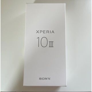 エクスペリア(Xperia)のXperia 10 III Black simフリー(スマートフォン本体)