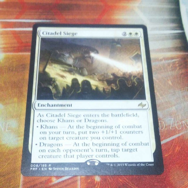マジック:ザ・ギャザリング(マジックザギャザリング)の百以上出品、城塞の包囲、英語、MTG エンタメ/ホビーのトレーディングカード(シングルカード)の商品写真