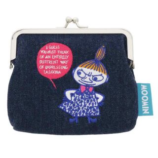 ムーミン(MOOMIN)の【ポーチ】ムーミン 刺繍ミニがまぐちポーチ スプリングサマー リトルミイ(コインケース/小銭入れ)