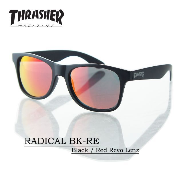 THRASHER(スラッシャー)の【新品】THRASHER スラッシャー　サングラス　1013-BK-RE メンズのファッション小物(サングラス/メガネ)の商品写真