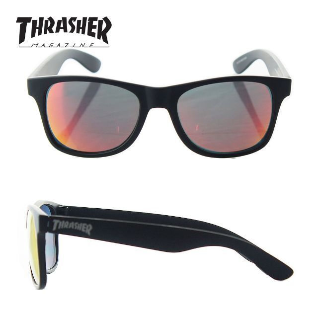 THRASHER(スラッシャー)の【新品】THRASHER スラッシャー　サングラス　1013-BK-RE メンズのファッション小物(サングラス/メガネ)の商品写真