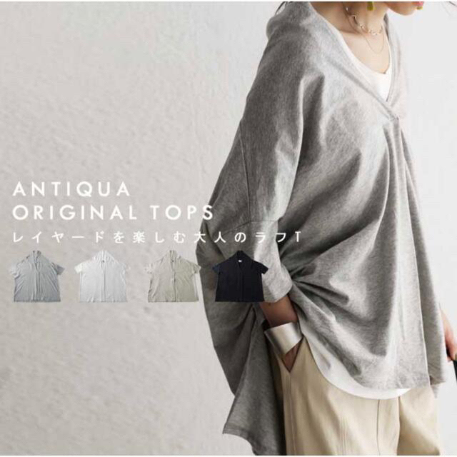 antiqua(アンティカ)のトップス　カットソー　 レディースのトップス(カットソー(半袖/袖なし))の商品写真