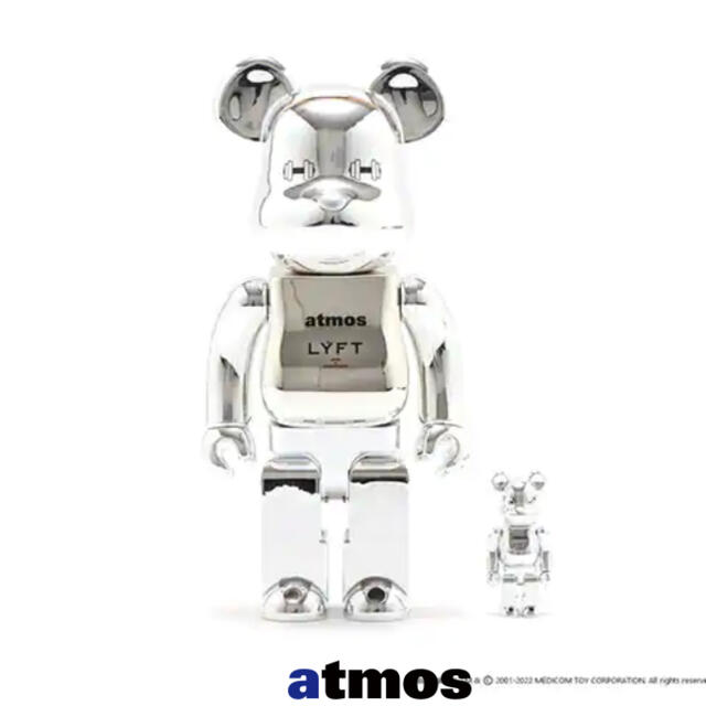 BE@RBRICK(ベアブリック)のBE@RBRICK atmos × LYFT 100％ & 400％ ハンドメイドのおもちゃ(フィギュア)の商品写真