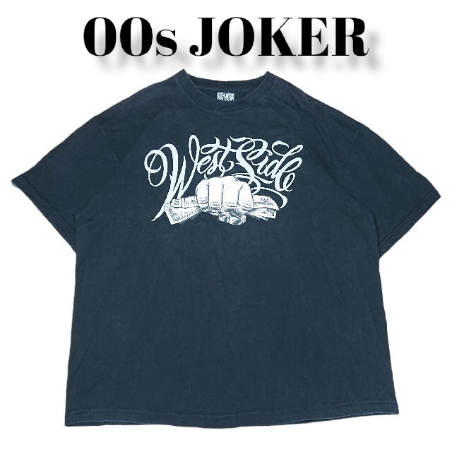 約61cm袖丈00s JOKER ビッグプリント Tシャツ チカーノ hiphop