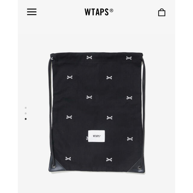 WTAPS 2022SS THIEVERY BAG BLACK ナップサック 人気ブランド新作豊富 9690円