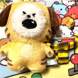 ビーティーイシビル(BT21)のbt21  トラチミ　マスコット　トラ柄マフラー付き(キャラクターグッズ)