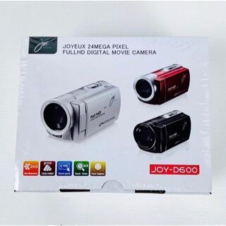 未開封　ジョワイユ ビデオカメラ　ワインレッド　JOY-D600(ビデオカメラ)
