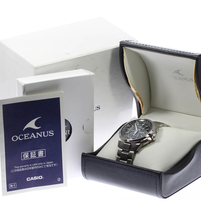 ☆美品 カシオ オシアナス OCW-T2500-1AJF メンズ