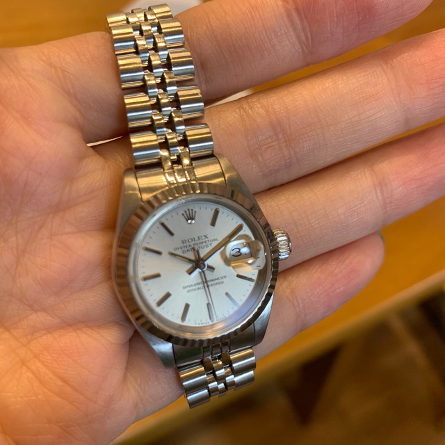 ROLEX(ロレックス)の【ree様専用】ロレックス　デイトジャスト　極美品　69174 E番　自動巻き レディースのファッション小物(腕時計)の商品写真