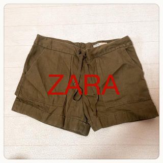 ザラ(ZARA)の☘P1☘ZARA カジュアル ショーパン L(ショートパンツ)