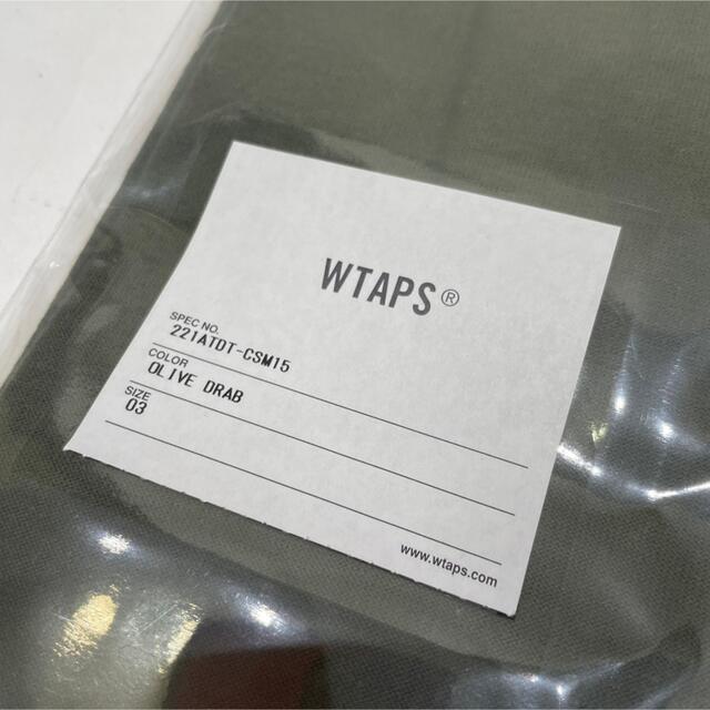 W)taps(ダブルタップス)の新品　22SS WTAPS CROSS BLACK L クロスＴシャツ　 メンズのトップス(Tシャツ/カットソー(半袖/袖なし))の商品写真