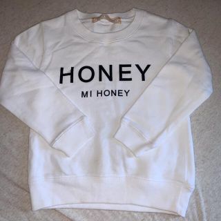 ハニーミーハニー(Honey mi Honey)の最終価格⭐️ハニーミーハニー❣️キッズ　ロゴトレーナー(Tシャツ/カットソー)