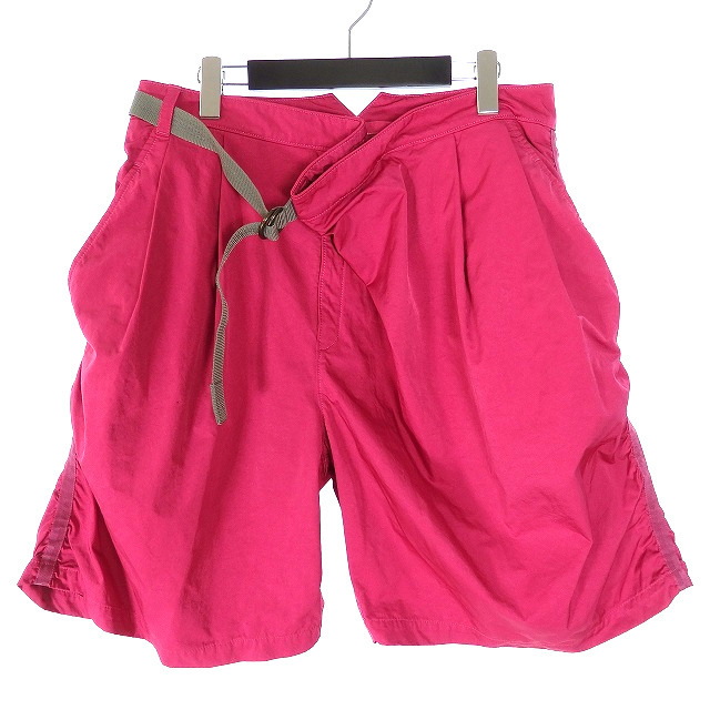 カラー kolor パッカリング ショートパンツ ショーツ ボトムス ピンク