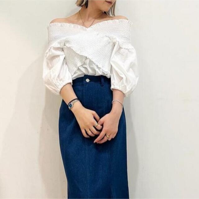 INGNI(イング)のシャーリングクロスブラウス♡ZARA.グレイル.スナイデル.ジーユー レディースのトップス(シャツ/ブラウス(長袖/七分))の商品写真