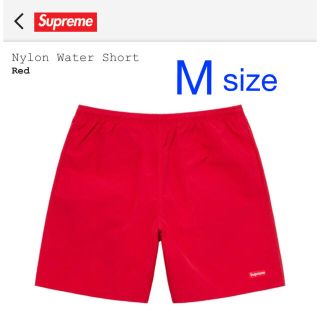 シュプリーム(Supreme)のSupreme Nylon Water Short（Red）【新品・未開封】(ショートパンツ)