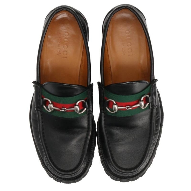 Gucci(グッチ)のグッチ 496246 シェリーラインホースビットローファー 6.5 メンズの靴/シューズ(その他)の商品写真