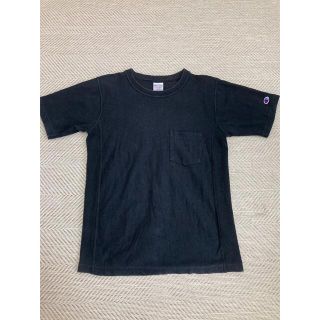 チャンピオン(Champion)のチャンピオン　Tシャツ　ブラック　ポケット付(Tシャツ/カットソー(半袖/袖なし))