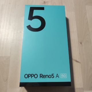 オッポ(OPPO)の【新品未開封】OPPO Reno5 A eSIM A103OP アイスブルー(スマートフォン本体)