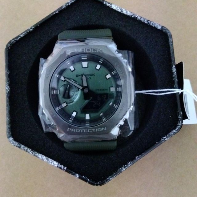 G-SHOCK GM-2100B-3AJF メタルカシオーク Green 3個