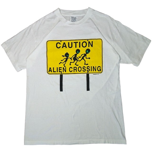 90s WILD OATS ビッグプリント Tシャツ 古着 ヴィンテージ 【おしゃれ