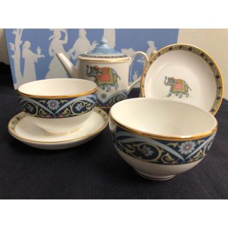 ウェッジウッド(WEDGWOOD)のウェッジウッド　ブルーエレファント　ジャパニーズティーセット(食器)