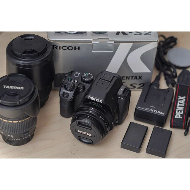 日本割引PENTAX - PENTAX K-S2 BLACK レンズ3本セットの通販 by 日本割引PENTAX - PENTAX K-S2 BLACK レンズ3本セットの通販 by
