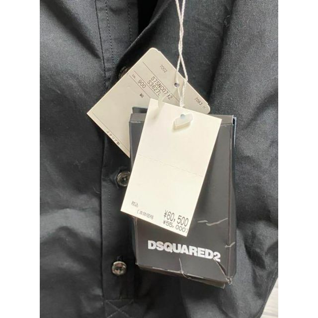 DSQUARED2(ディースクエアード)の新品　未使用　タグ付き　美品　DSQUARED2 シャツSサイズ　綿100% レディースのトップス(シャツ/ブラウス(長袖/七分))の商品写真